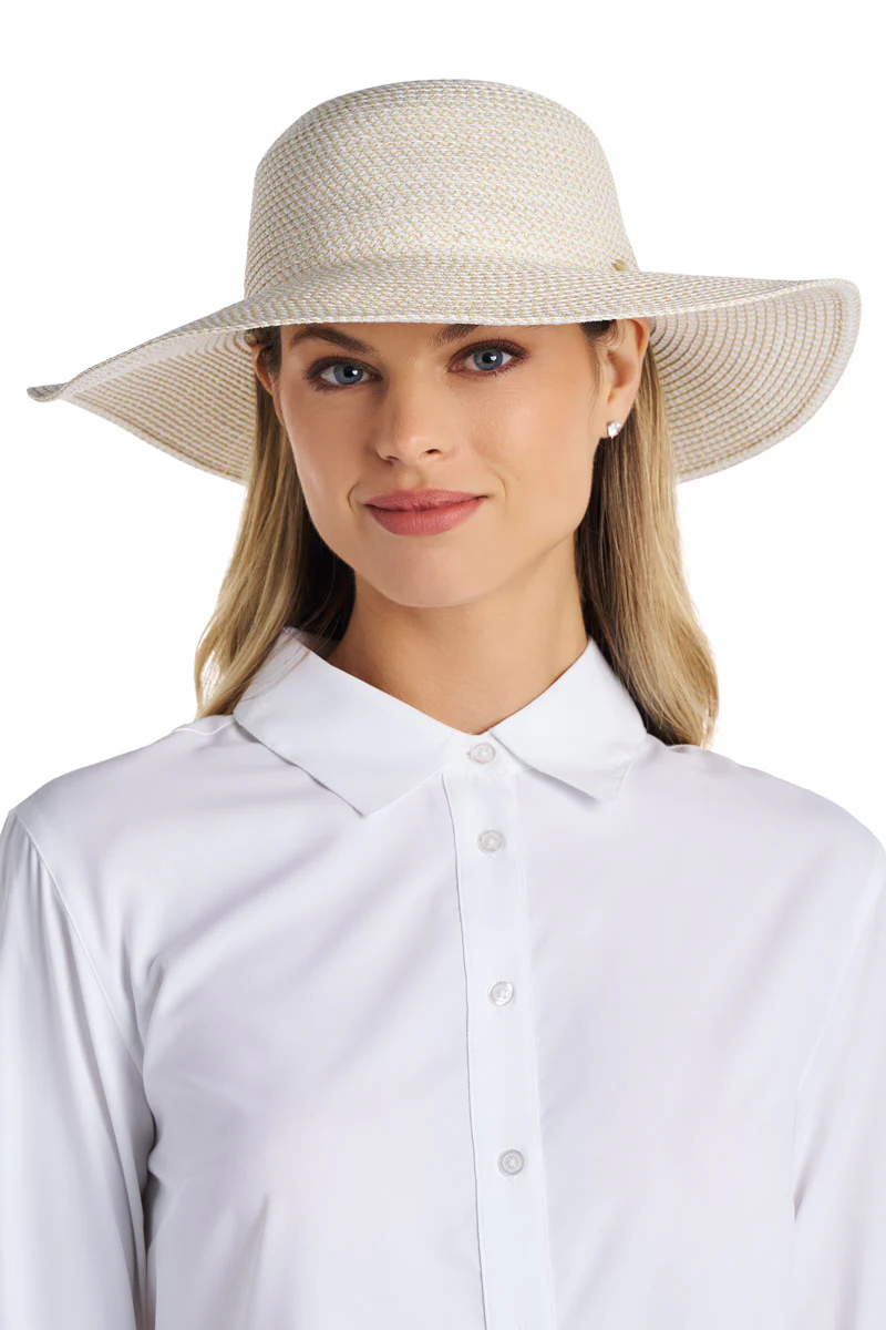 Blake Elegant Floppy Hat | Ivory - Image 3