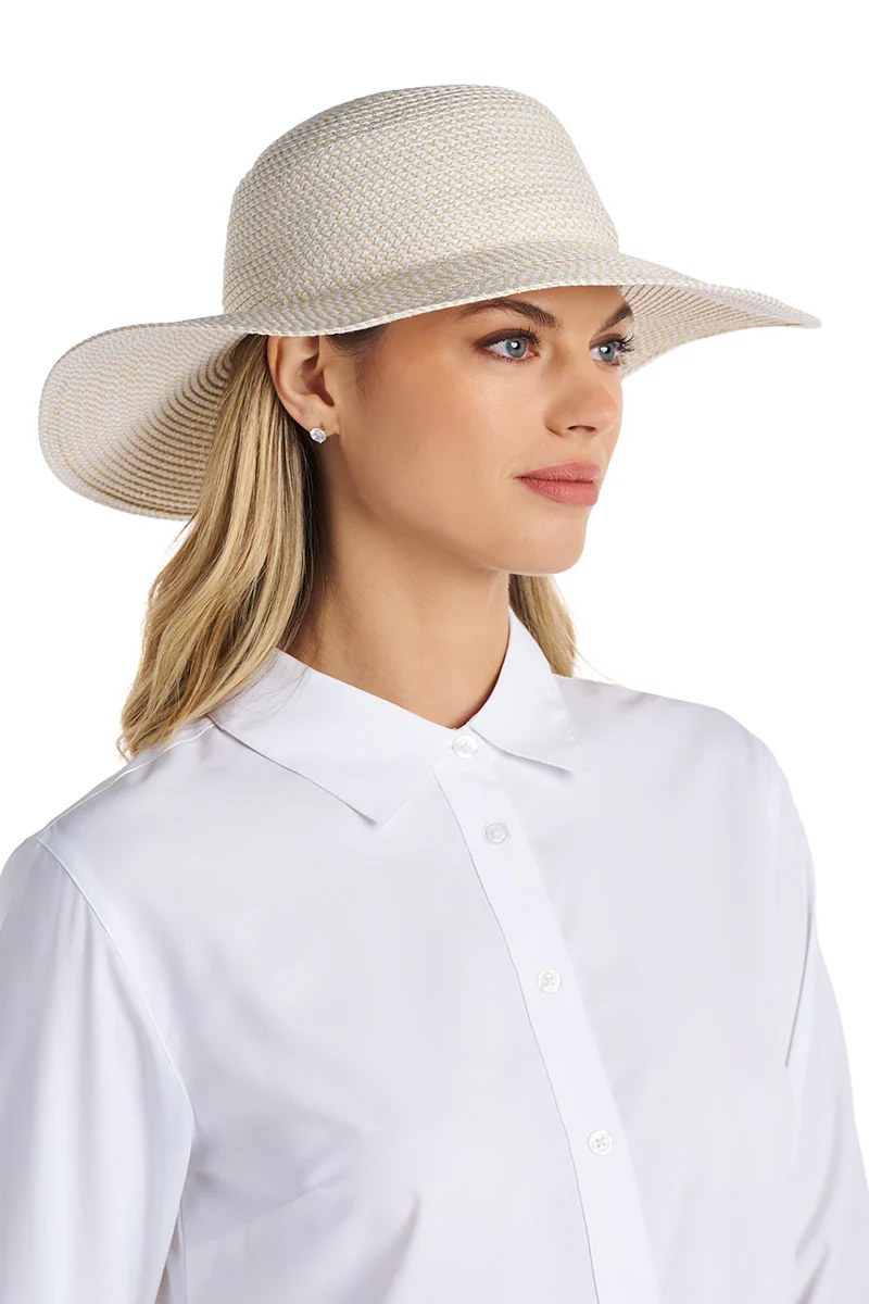 Blake Elegant Floppy Hat | Ivory - Image 4