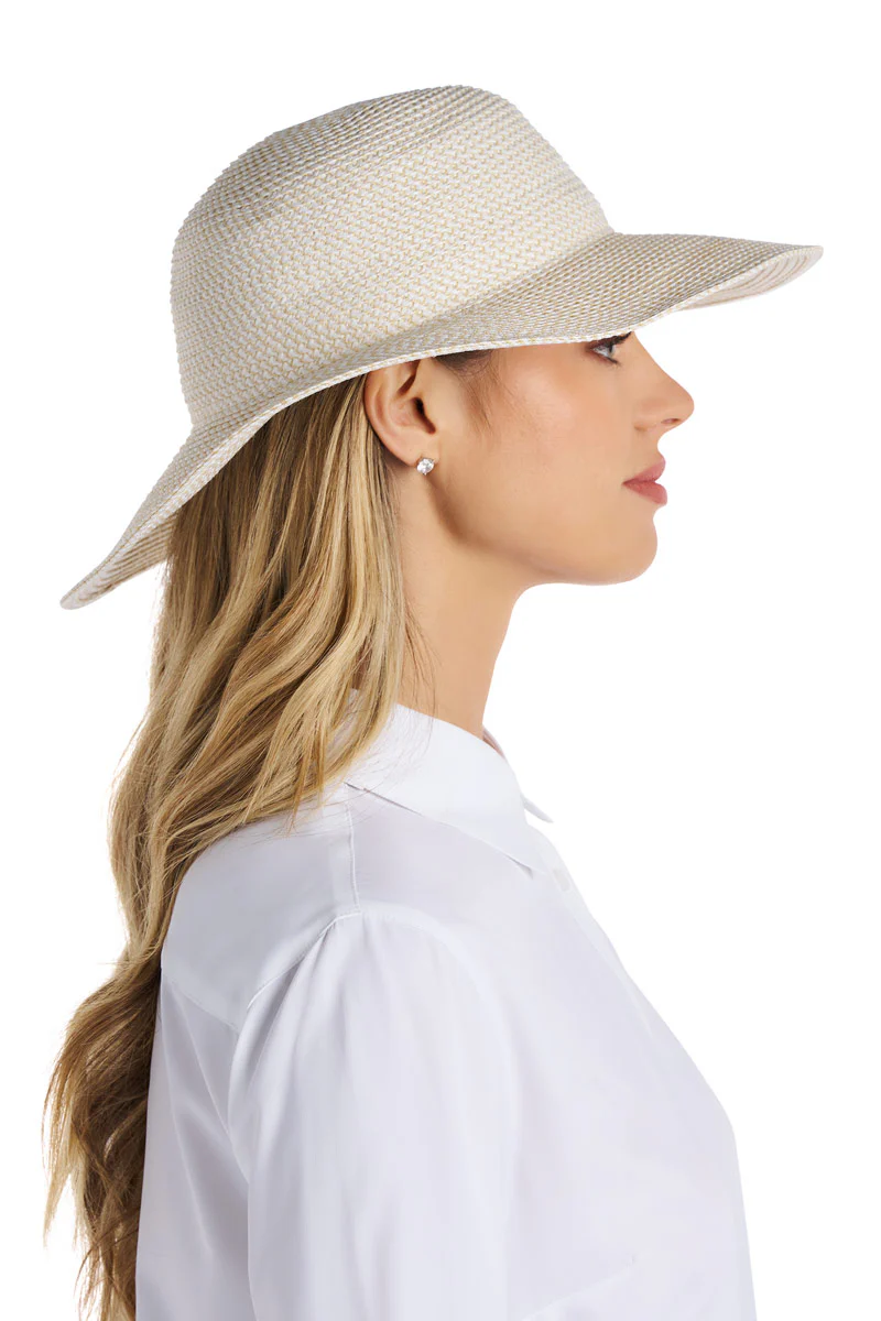 Blake Elegant Floppy Hat | Ivory - Image 5