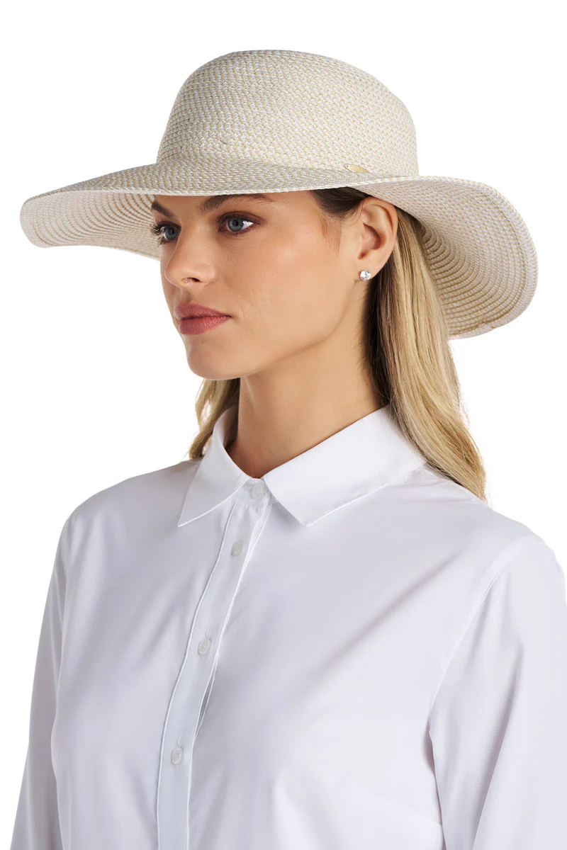 Blake Elegant Floppy Hat | Ivory - Image 6