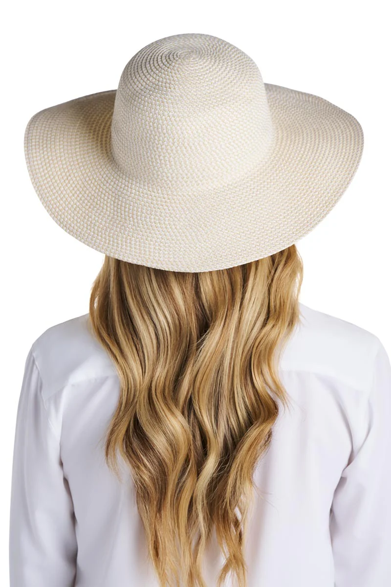 Blake Elegant Floppy Hat | Ivory - Image 8
