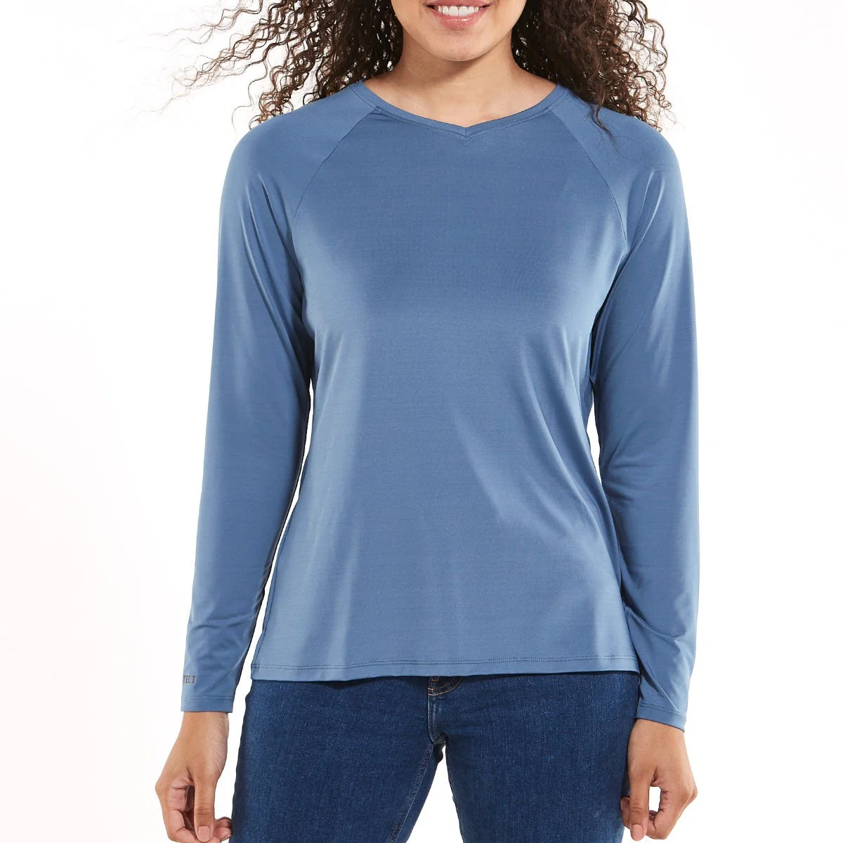 Women's Bosun V-Neck Long Sleeve Tee | Regular Parent - Image 4
