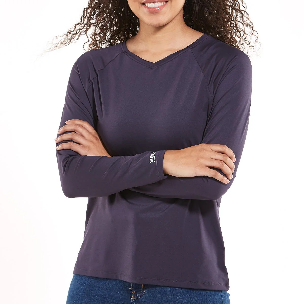 Women's Bosun V-Neck Long Sleeve Tee | Regular Parent - Image 6