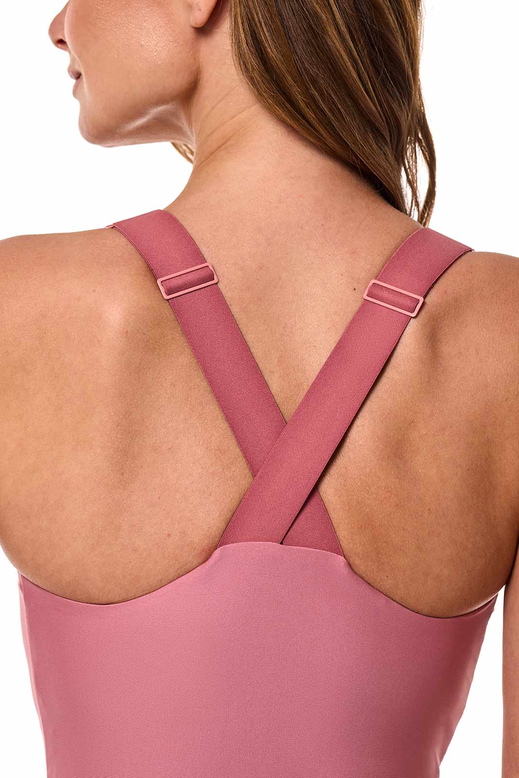 Women's Breakwater Wrap Swimsuit | Terracotta Rose - Image 9