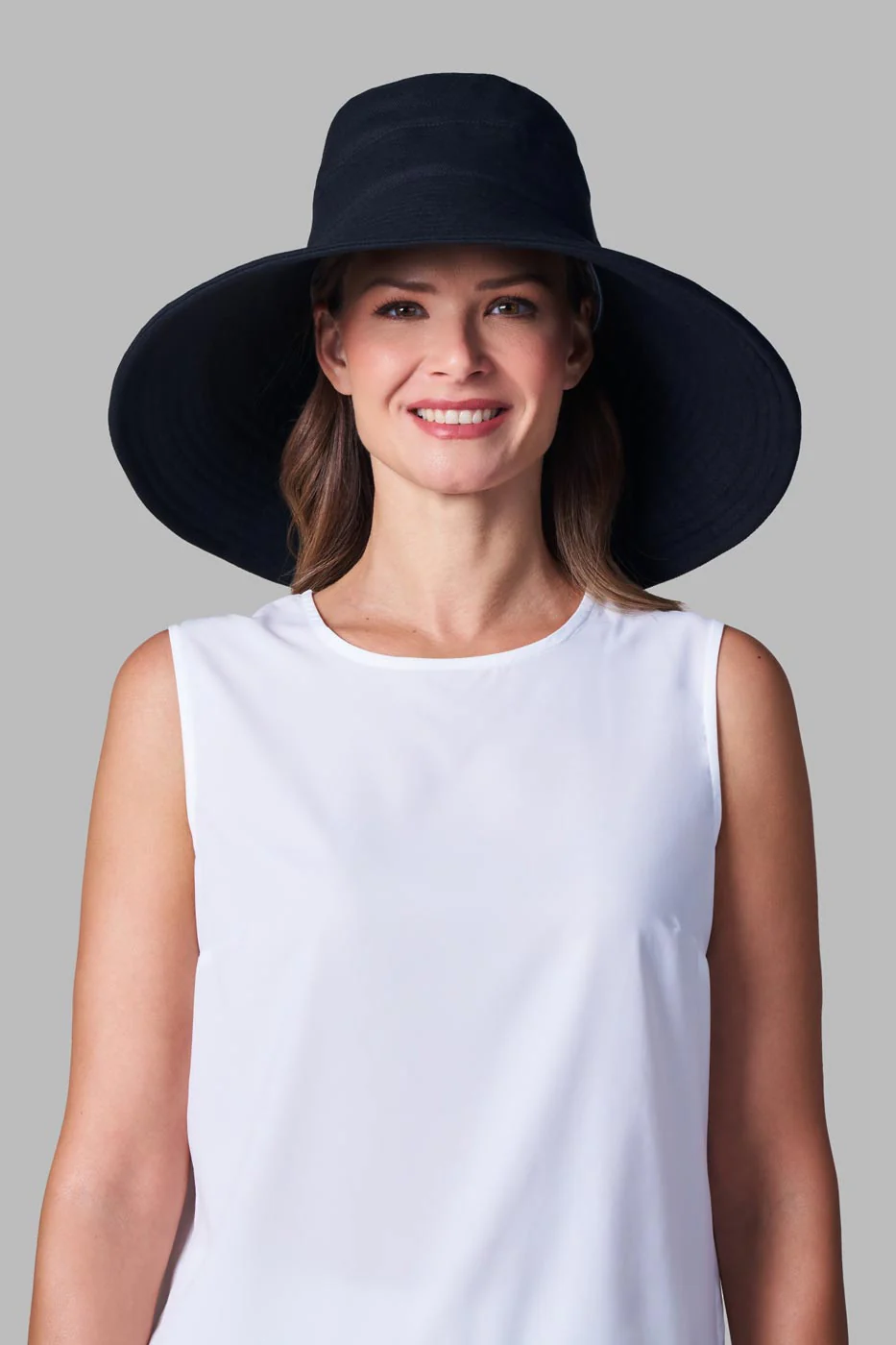Women's Brittany Beach Hat | Black - Image 2