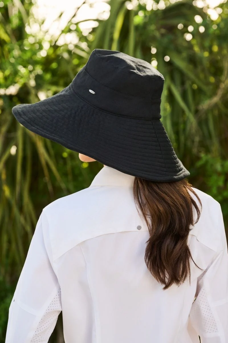 Women's Brittany Beach Hat | Black - Image 6
