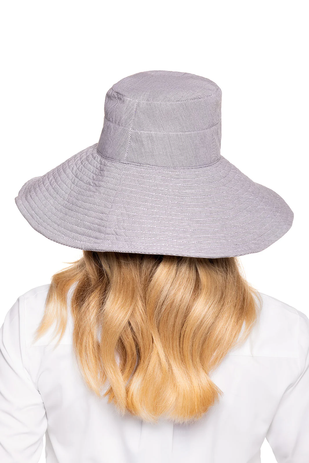 Women's Brittany Beach Hat | Black/White - Image 2