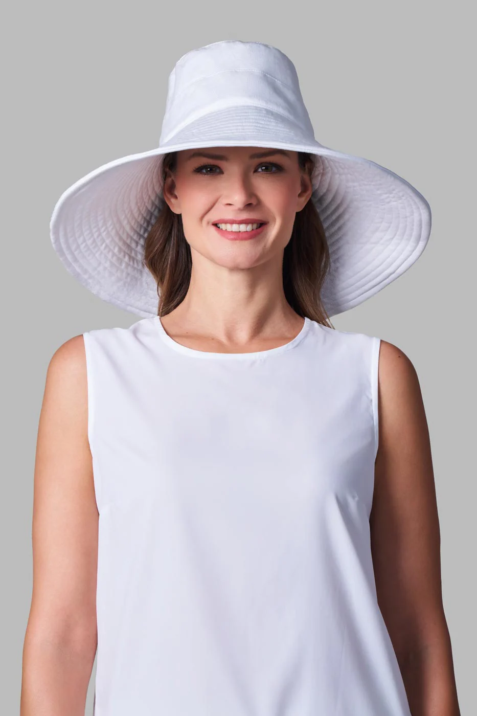 Women's Brittany Beach Hat | White - Image 2