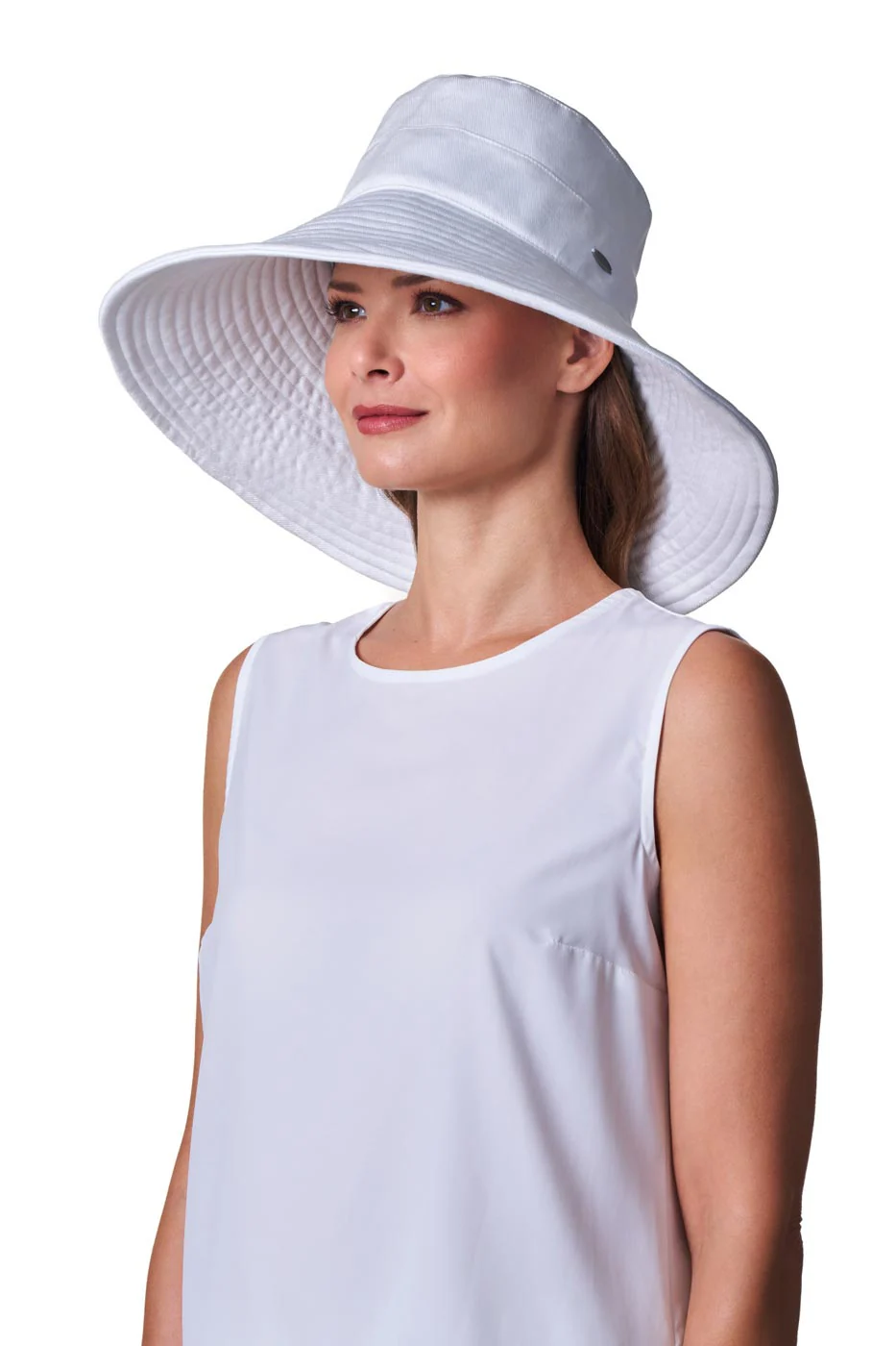 Women's Brittany Beach Hat | White - Image 3