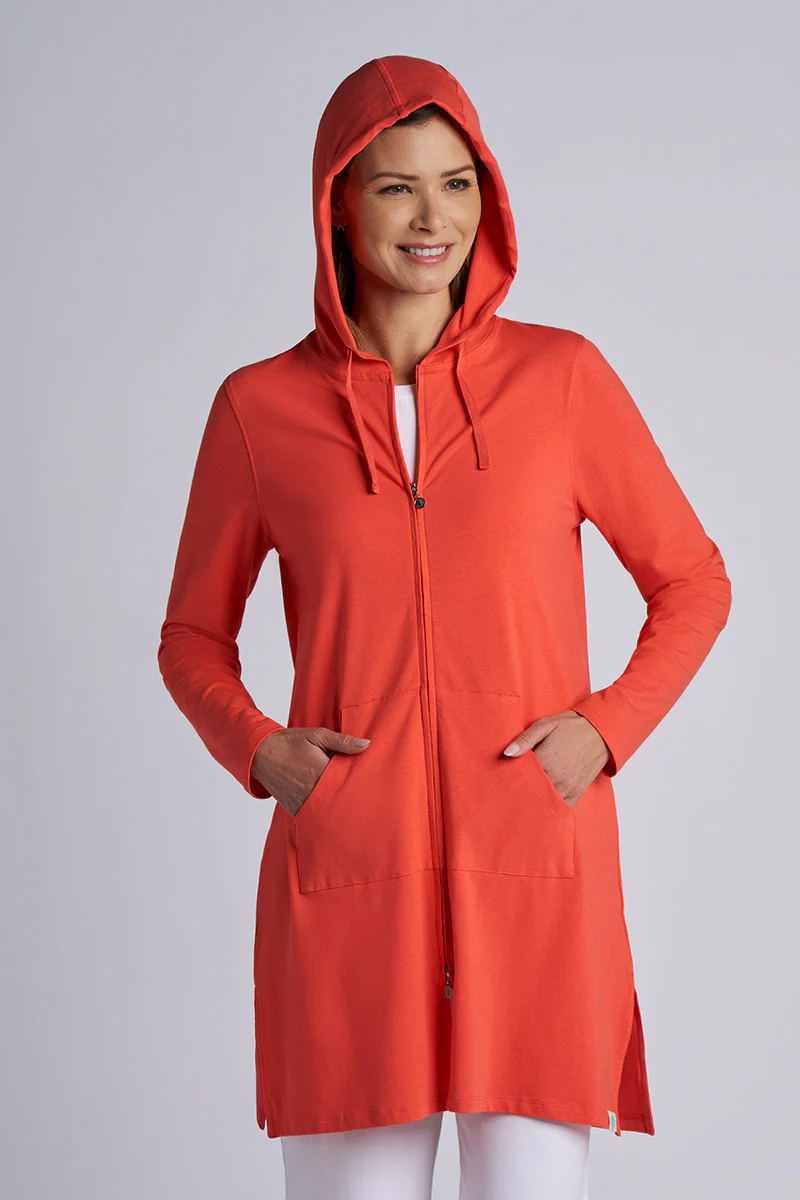 Women's Cabana Hoodie | Coral Reef - Image 2