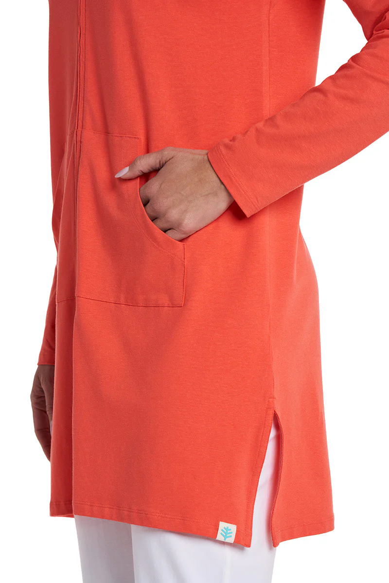 Women's Cabana Hoodie | Coral Reef - Image 6