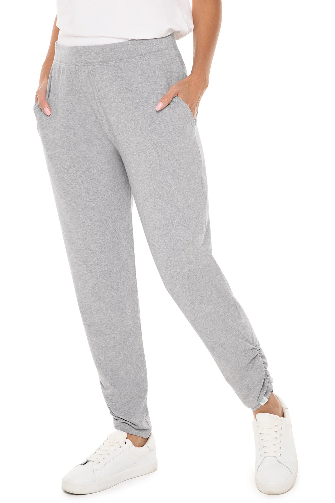 Women's Cafe Ruche Pants | Grey Heather - Image 2