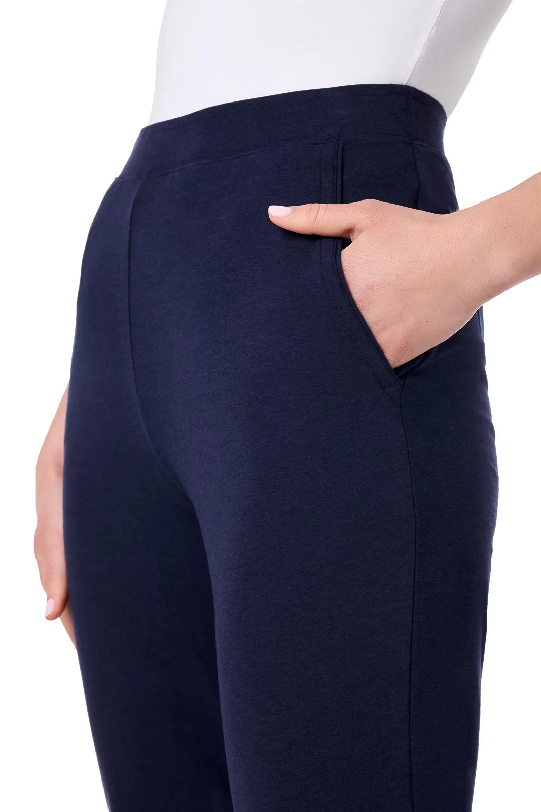 Women's Cafe Ruche Pants | Navy - Image 6