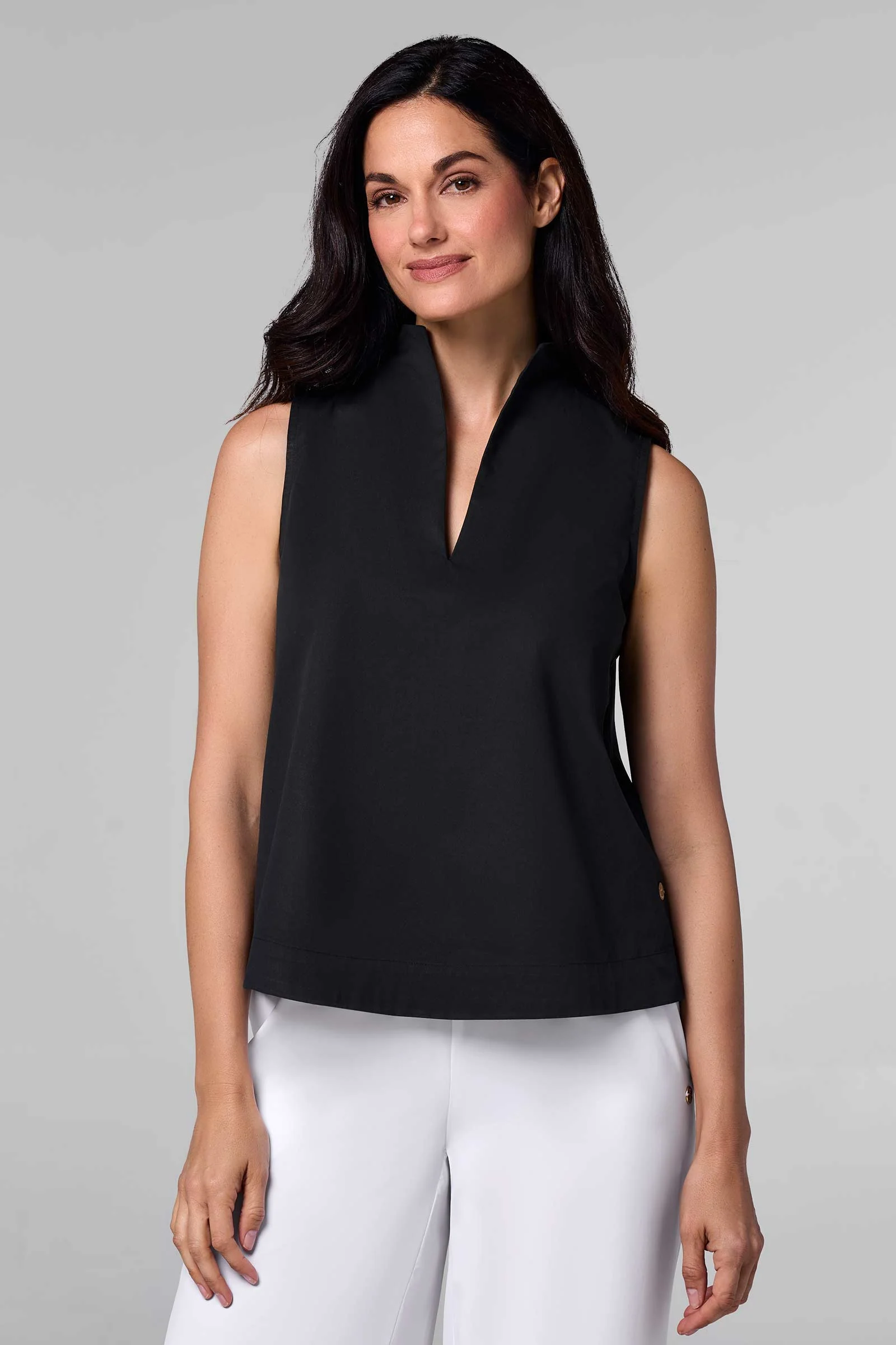Women's Cape Coral Stand Collar Blouse | Clearance Parent