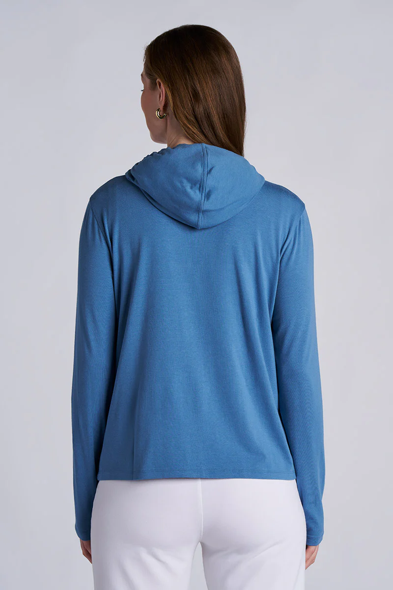 Women's Seaside Zip-Up Hoodie | Blue Dusk - Image 2