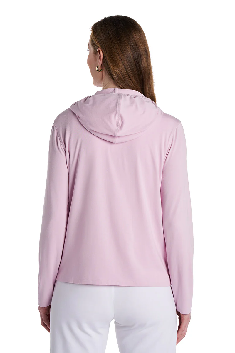 Women's Seaside Zip-Up Hoodie | Powder - Image 5