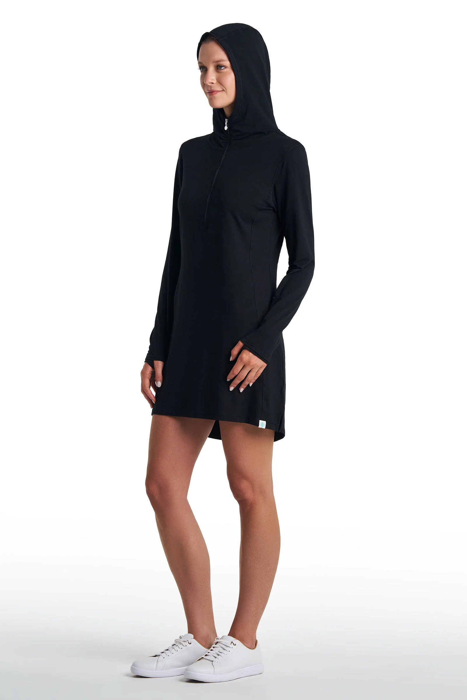 Women's Catalina Beach Cover-Up Dress 2.0 | Black - Image 2