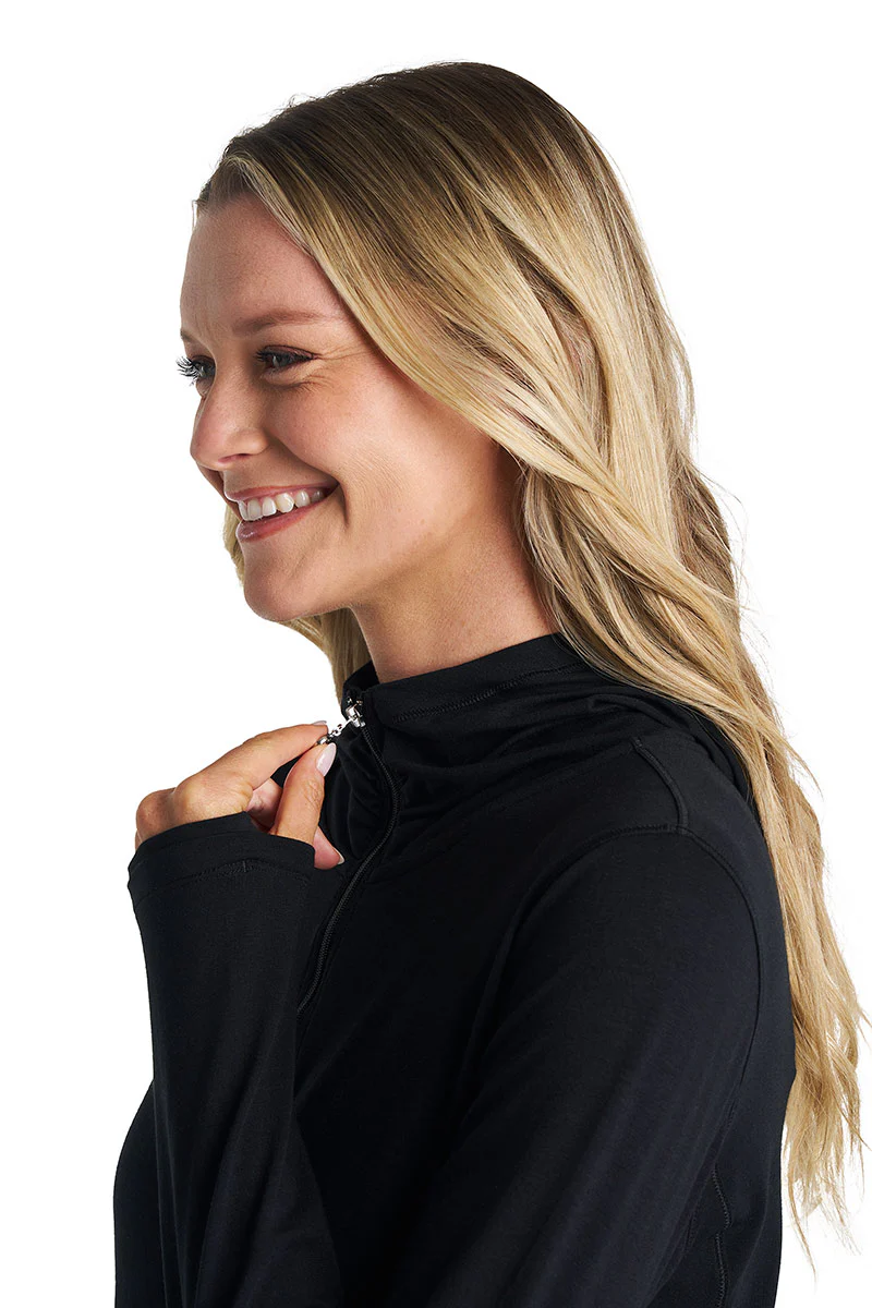 Women's Catalina Beach Cover-Up Dress 2.0 | Black - Image 7