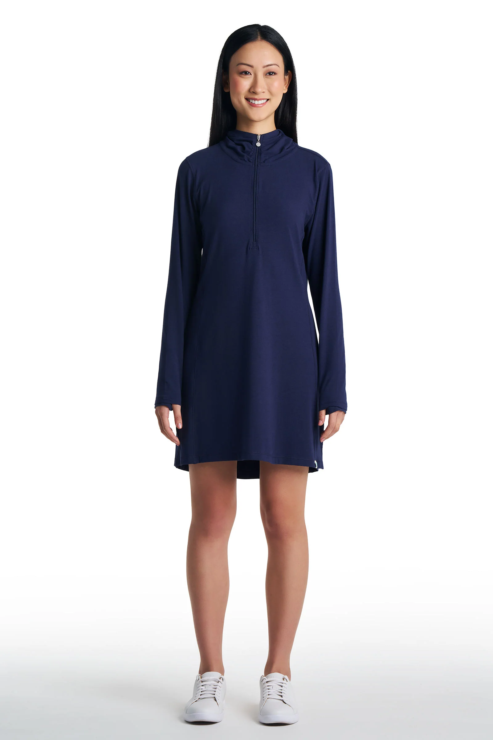 Women's Catalina Beach Cover-Up Dress 2.0 | Navy - Image 3