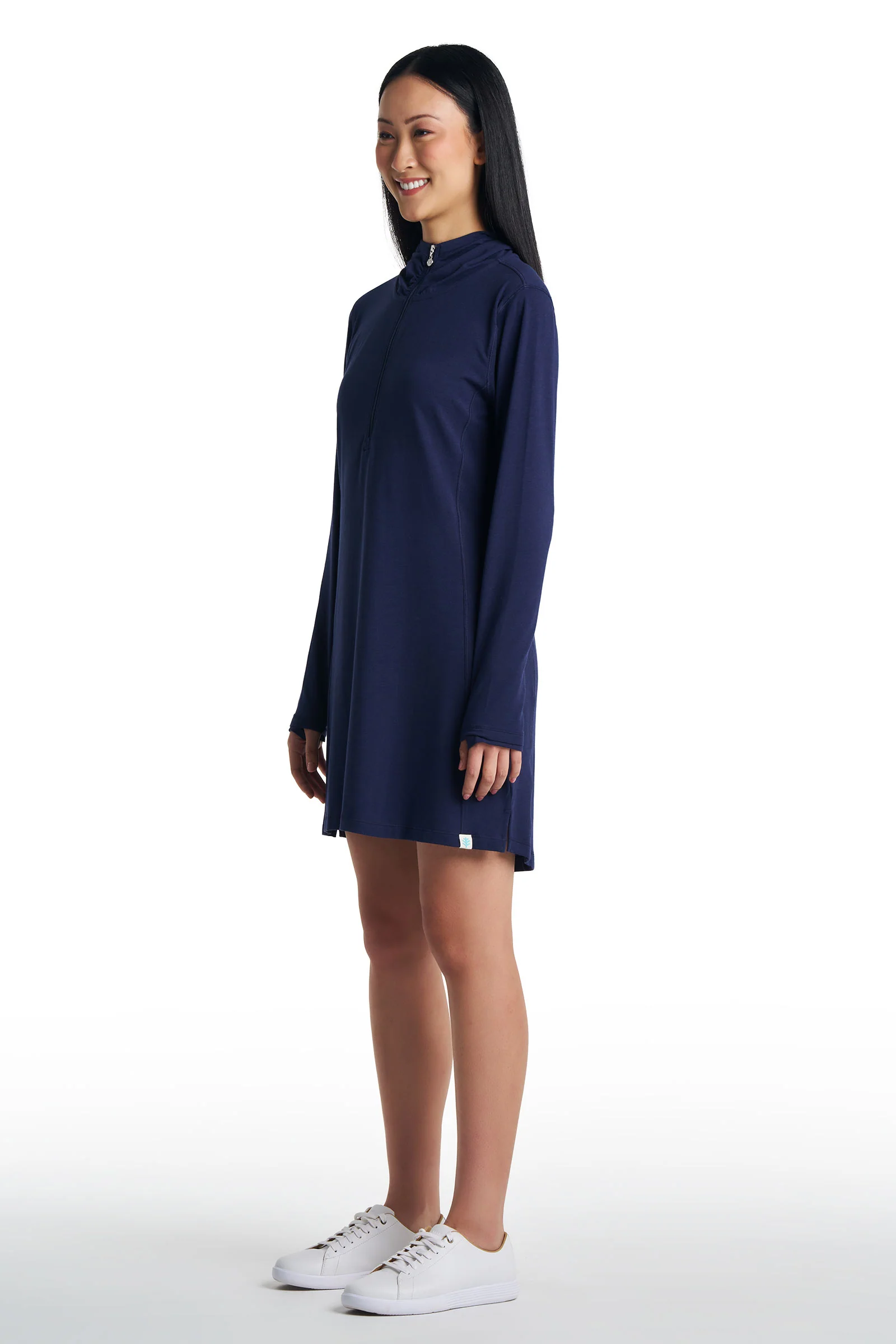 Women's Catalina Beach Cover-Up Dress 2.0 | Navy - Image 4