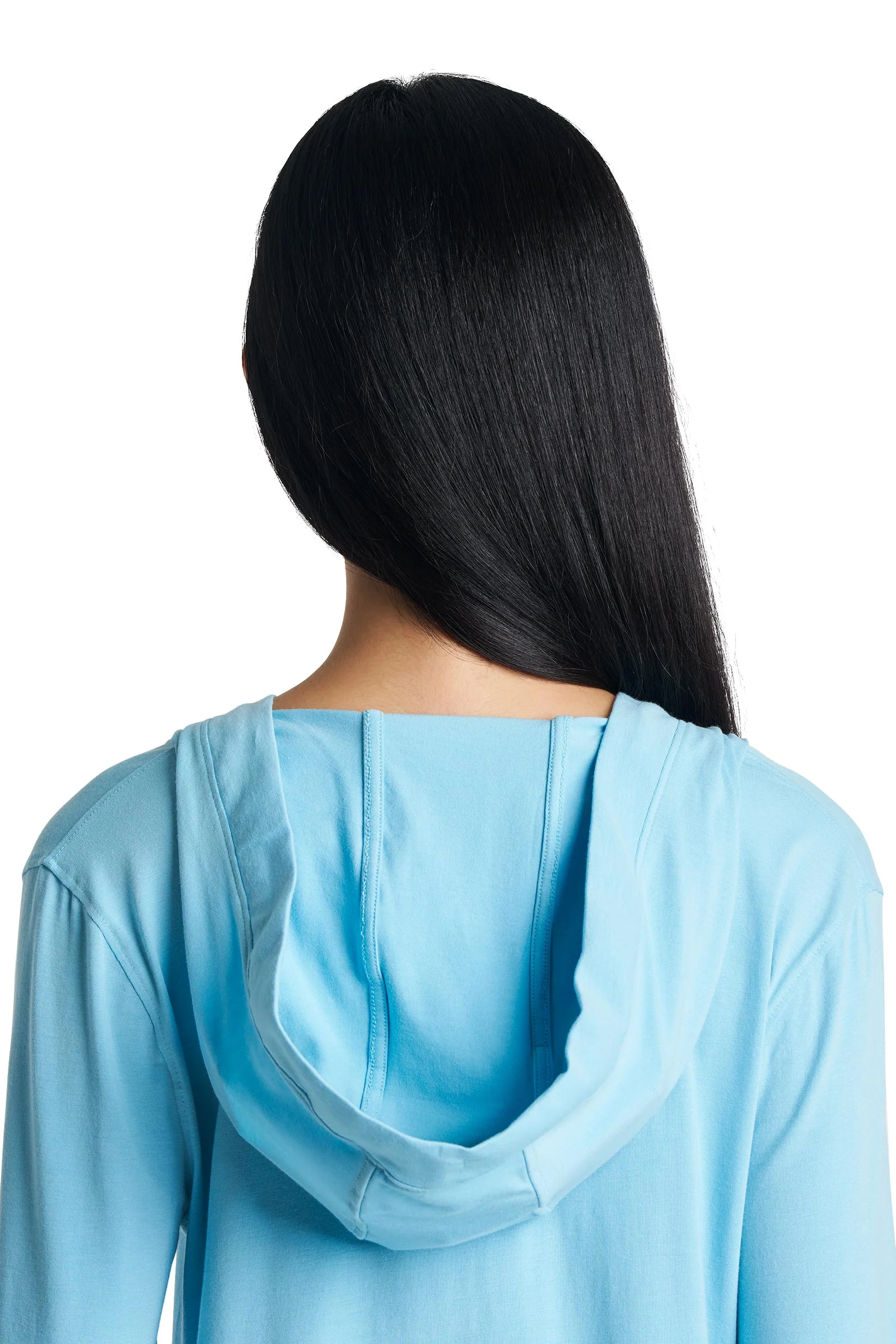 Women's Catalina Cover-Up Dress with Pockets | Arctic Blue - Image 7