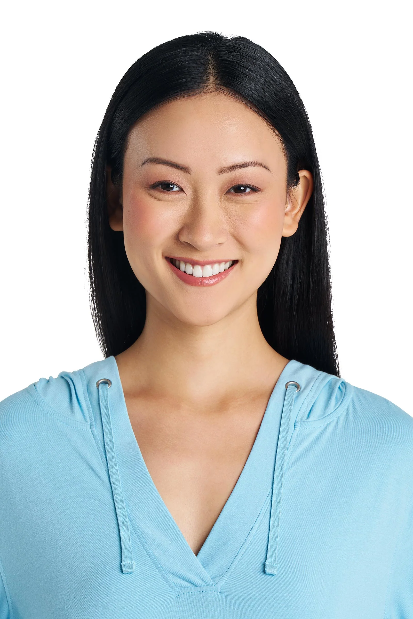Women's Catalina Cover-Up Dress with Pockets | Arctic Blue - Image 8