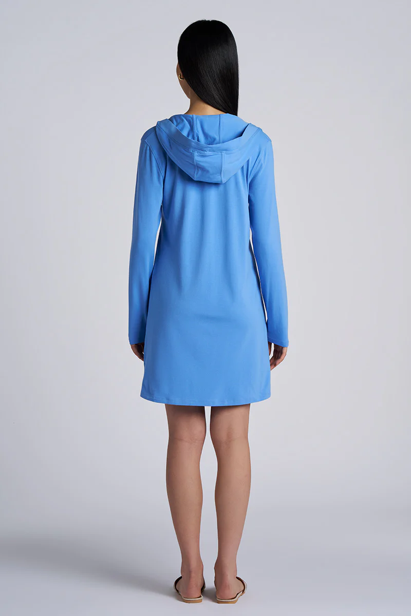Women's Catalina Beach Cover Up Dress | Bluebell - Image 2
