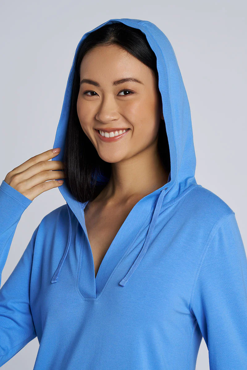 Women's Catalina Beach Cover Up Dress | Bluebell - Image 4