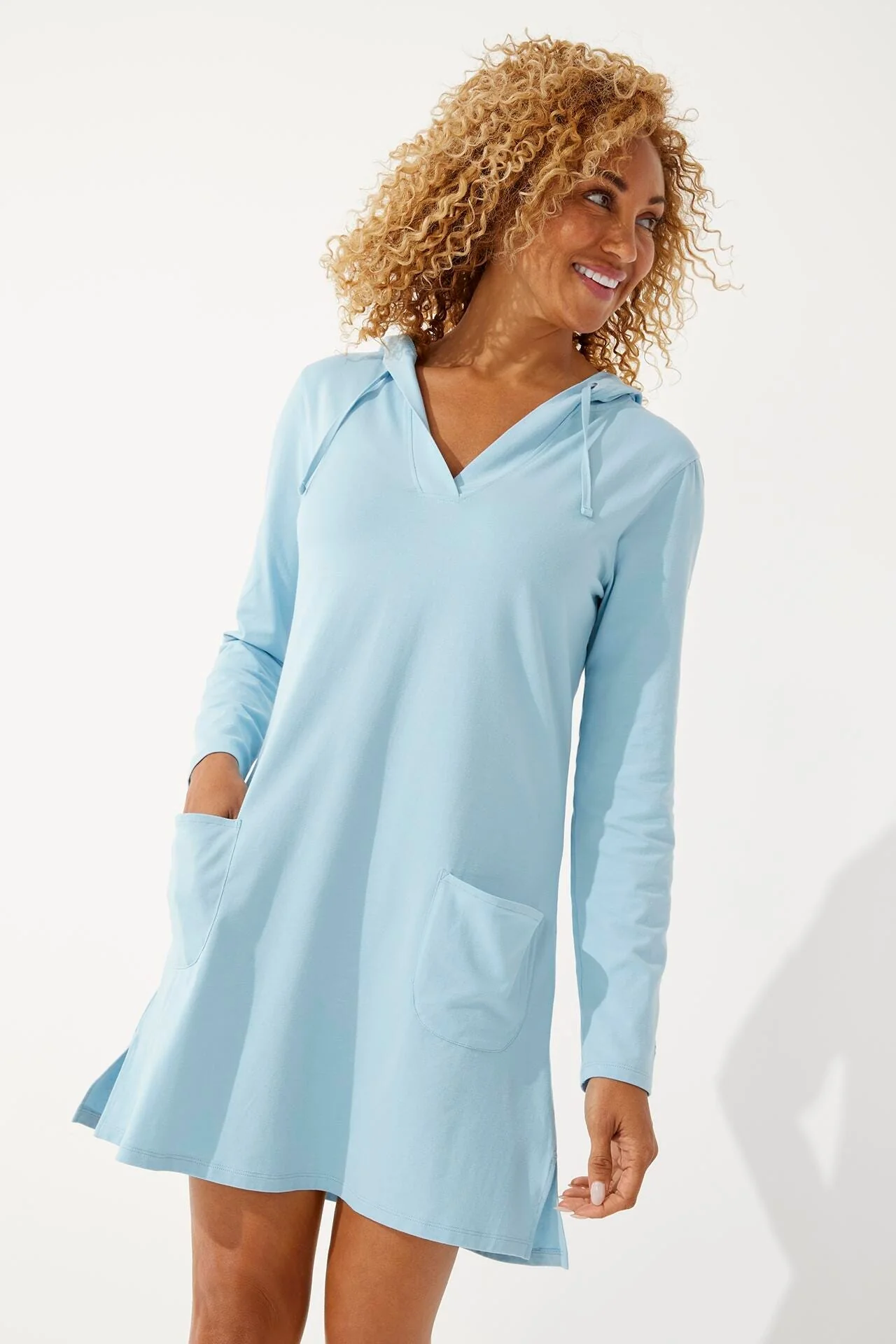 Hoodie Cover-Up Dress with Pockets | Clearance Parent - Image 19