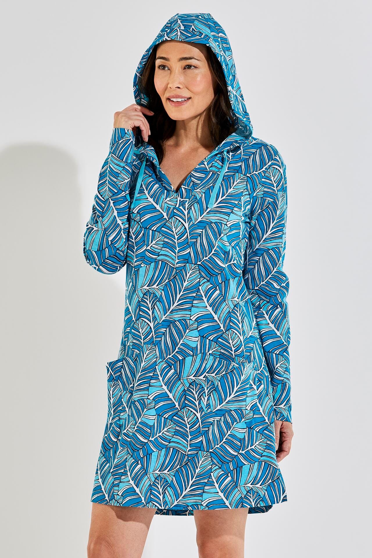 Hoodie Cover-Up Dress with Pockets | Clearance Parent - Image 7