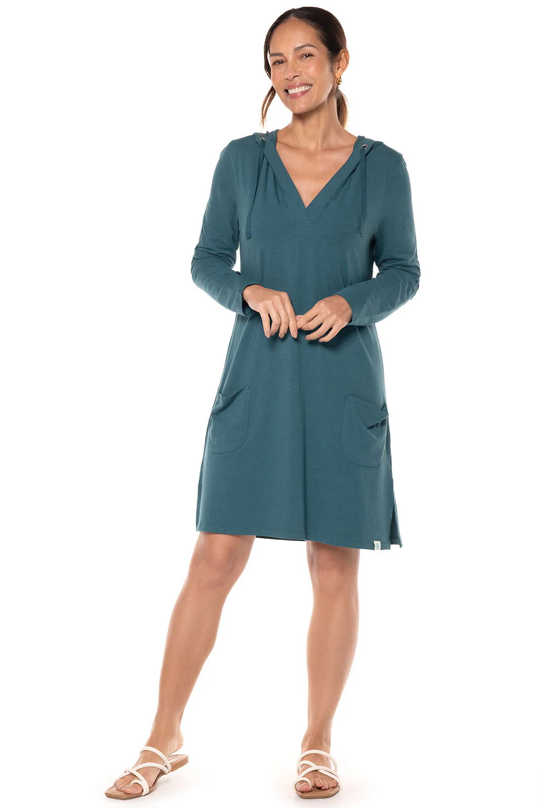Hoodie Cover-Up Dress with Pockets | Regular Parent - Image 10