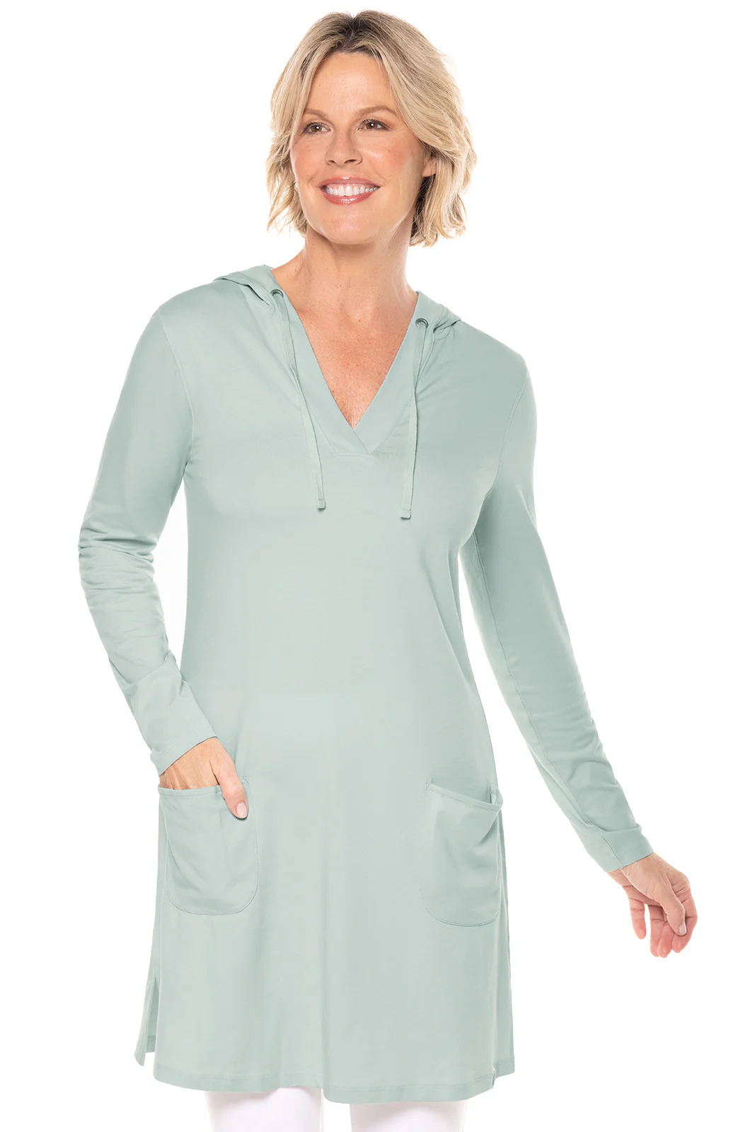 Hoodie Cover-Up Dress with Pockets | Clearance Parent - Image 10