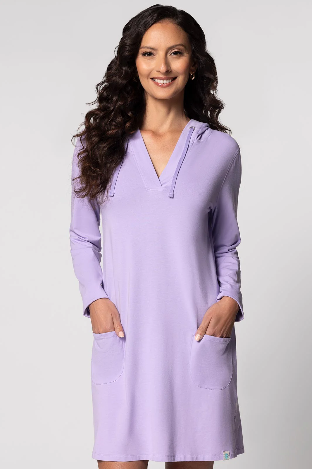 Hoodie Cover-Up Dress with Pockets | Clearance Parent - Image 6