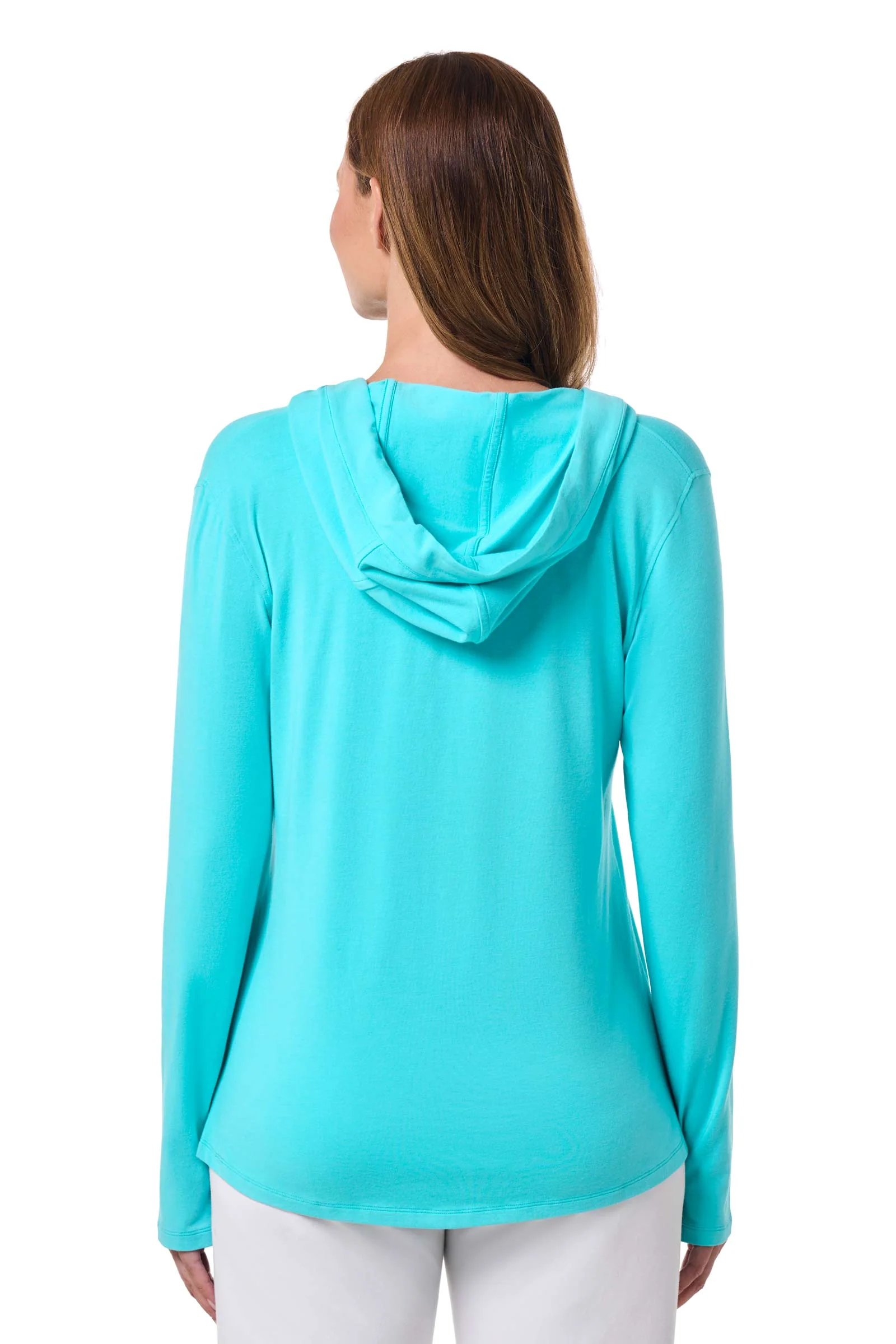 Women's Catalina Hoodie | Blue Curacao - Image 4