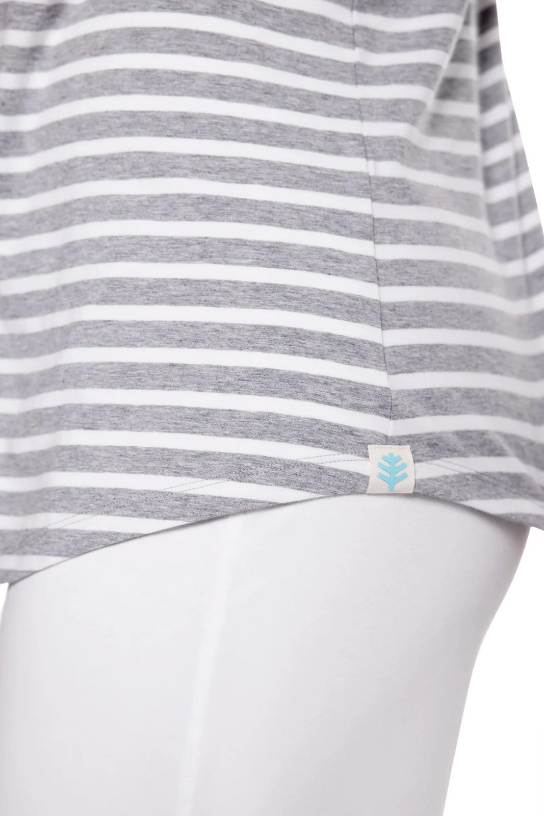 Women's Catalina Hoodie | Grey/White Stripe - Image 4
