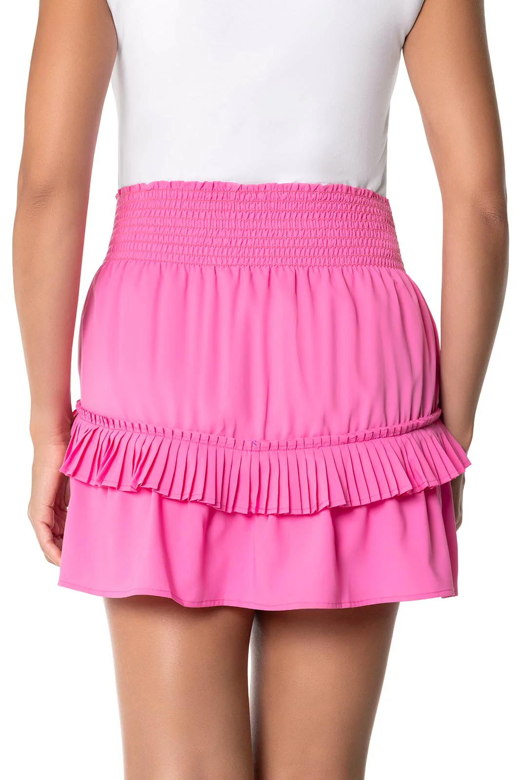 Women's Charlotte Bay Ruffle Skirt | Tulip Pink - Image 5