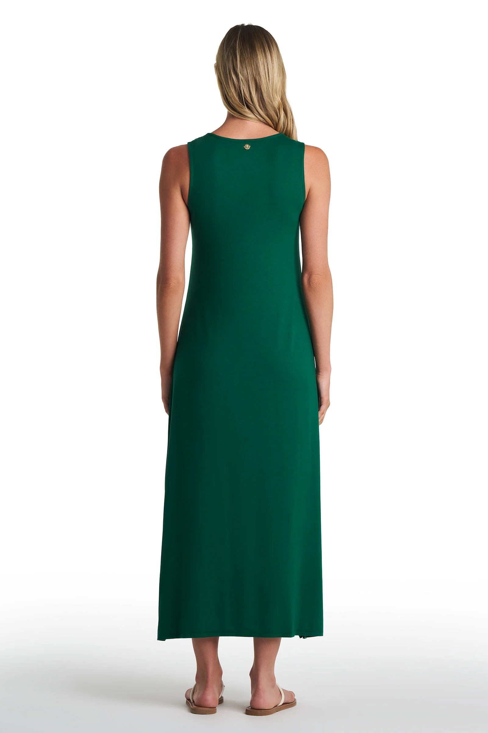 Women's Coco Walk Sleeveless Maxi Dress | Eden Green - Image 5