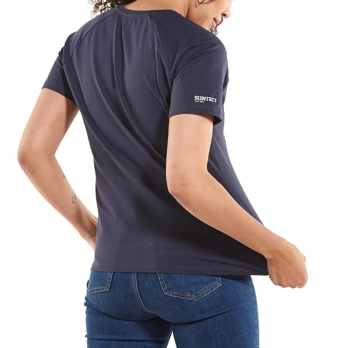 Women's Contractor Short Sleeve Tee | Charcoal - Image 3