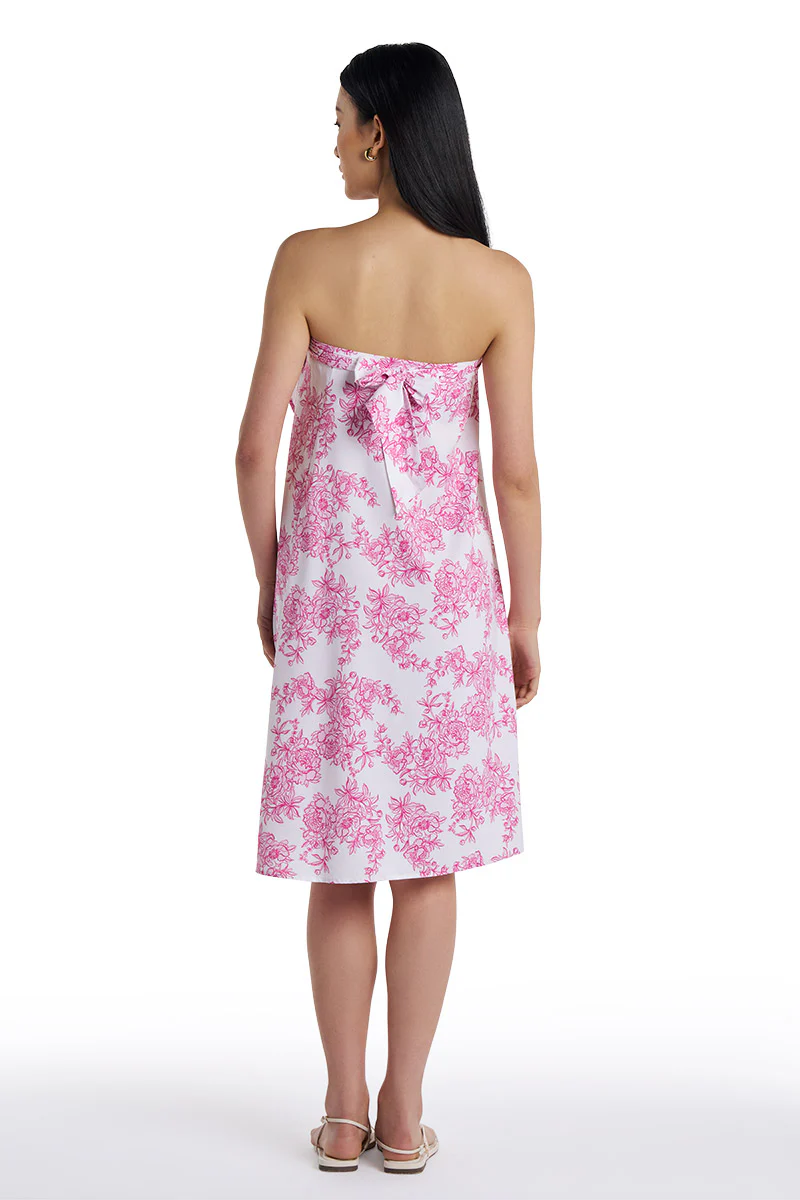 Women's Isla Convertible Wrap | Fuchsia Bouquet - Image 10