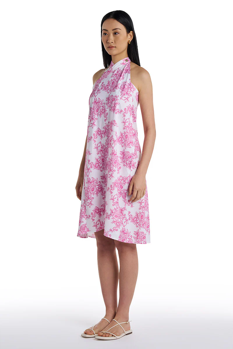 Women's Isla Convertible Wrap | Fuchsia Bouquet - Image 11