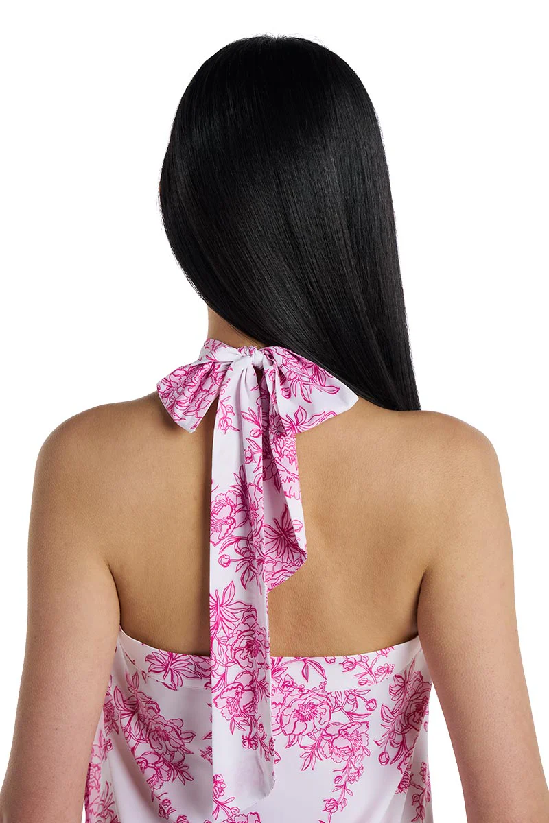 Women's Isla Convertible Wrap | Fuchsia Bouquet - Image 13