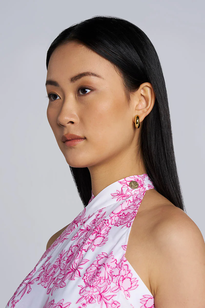 Women's Isla Convertible Wrap | Fuchsia Bouquet - Image 3