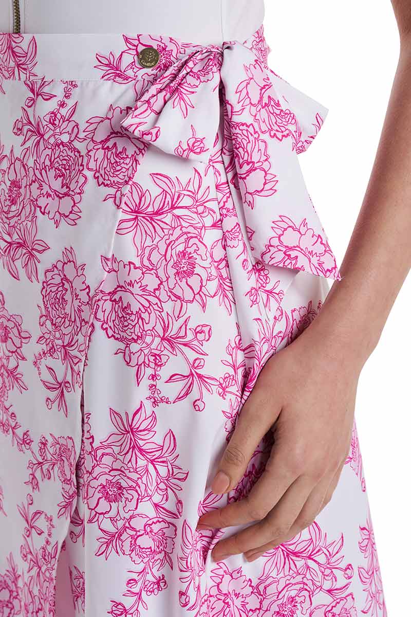 Women's Isla Convertible Wrap | Fuchsia Bouquet - Image 8