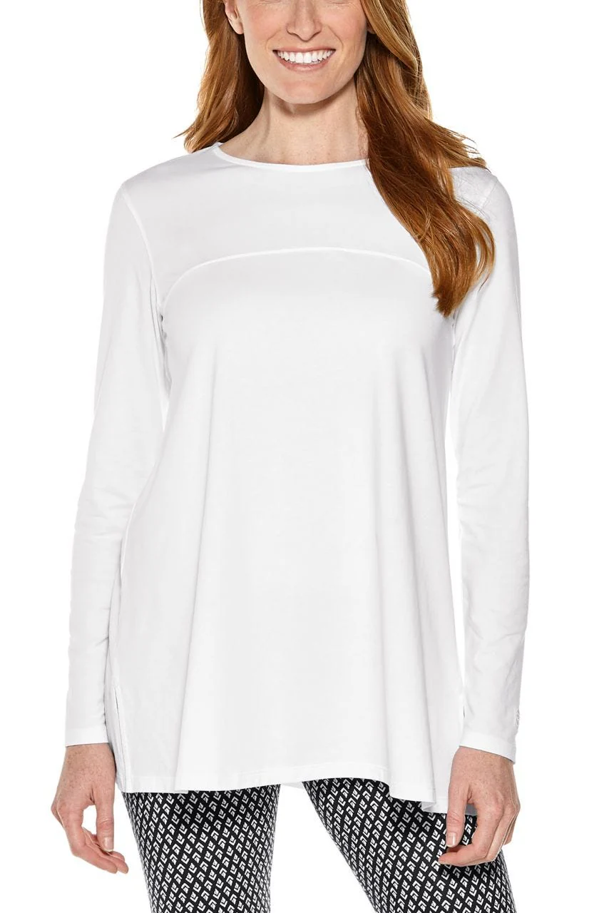 Women's Daybreak Swing Long Sleeve T-Shirt | White - Image 2
