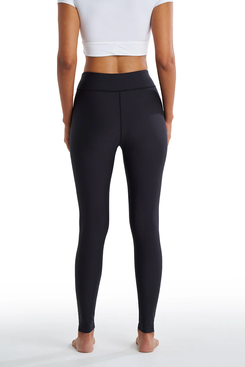 Women's Deep Water Swim Tights | Black - Image 7