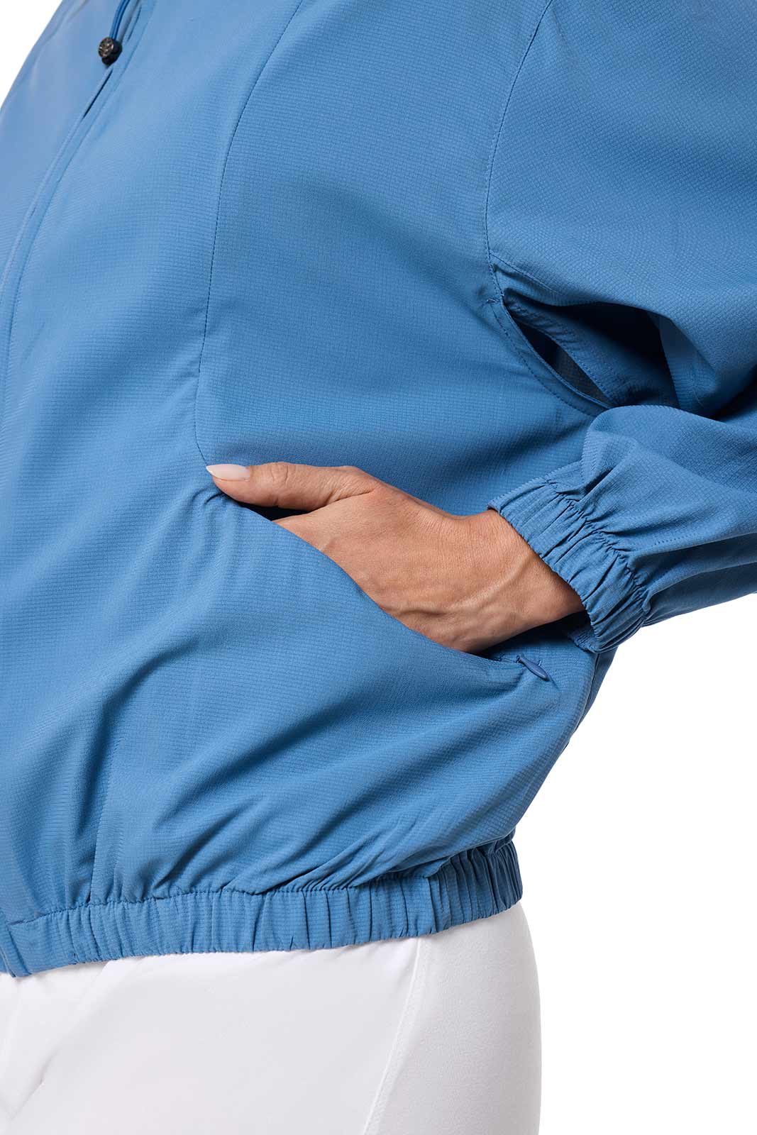 Women's Destin Windbreaker Travel Jacket | Blue Dusk - Image 5