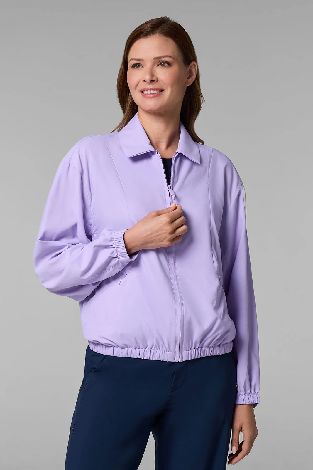 Women's Destin Windbreaker Travel Jacket | Lavendula - Image 2