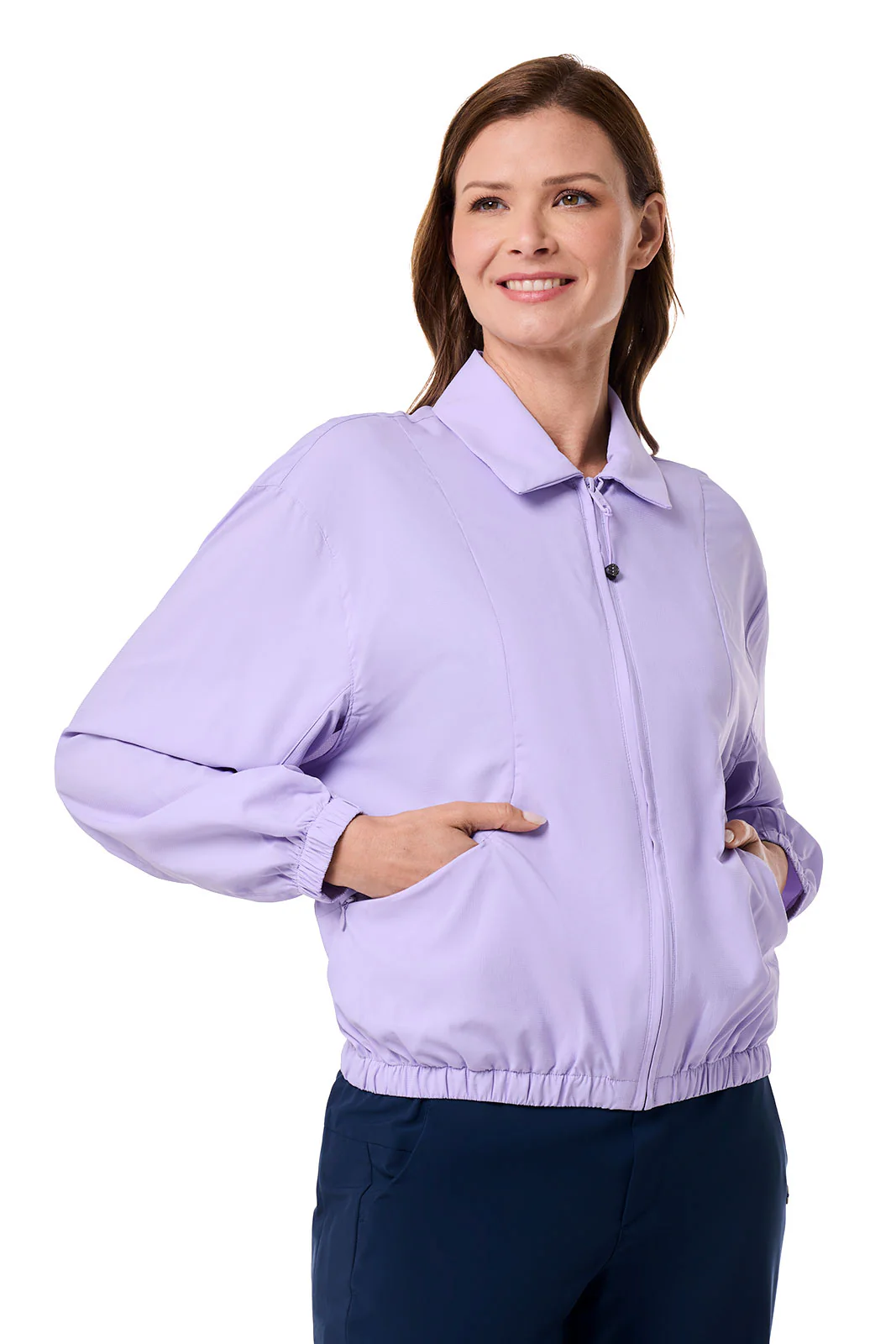 Women's Destin Windbreaker Travel Jacket | Lavendula - Image 3