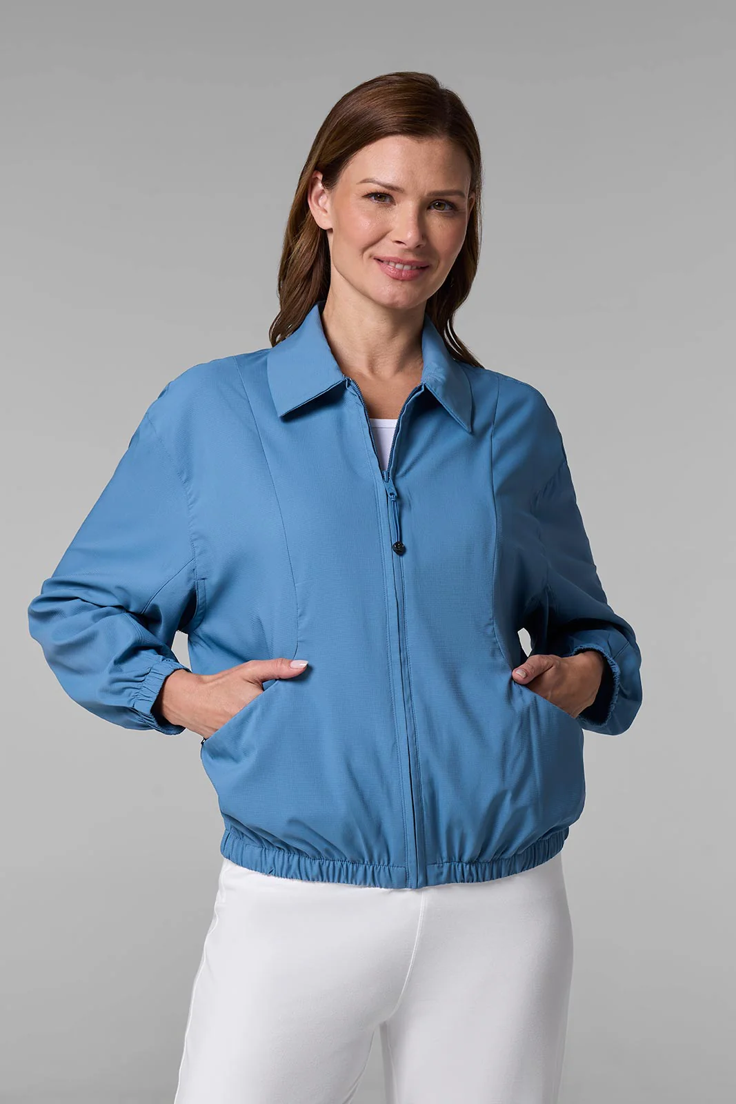 Women's Destin Windbreaker Travel Jacket | Blue Dusk