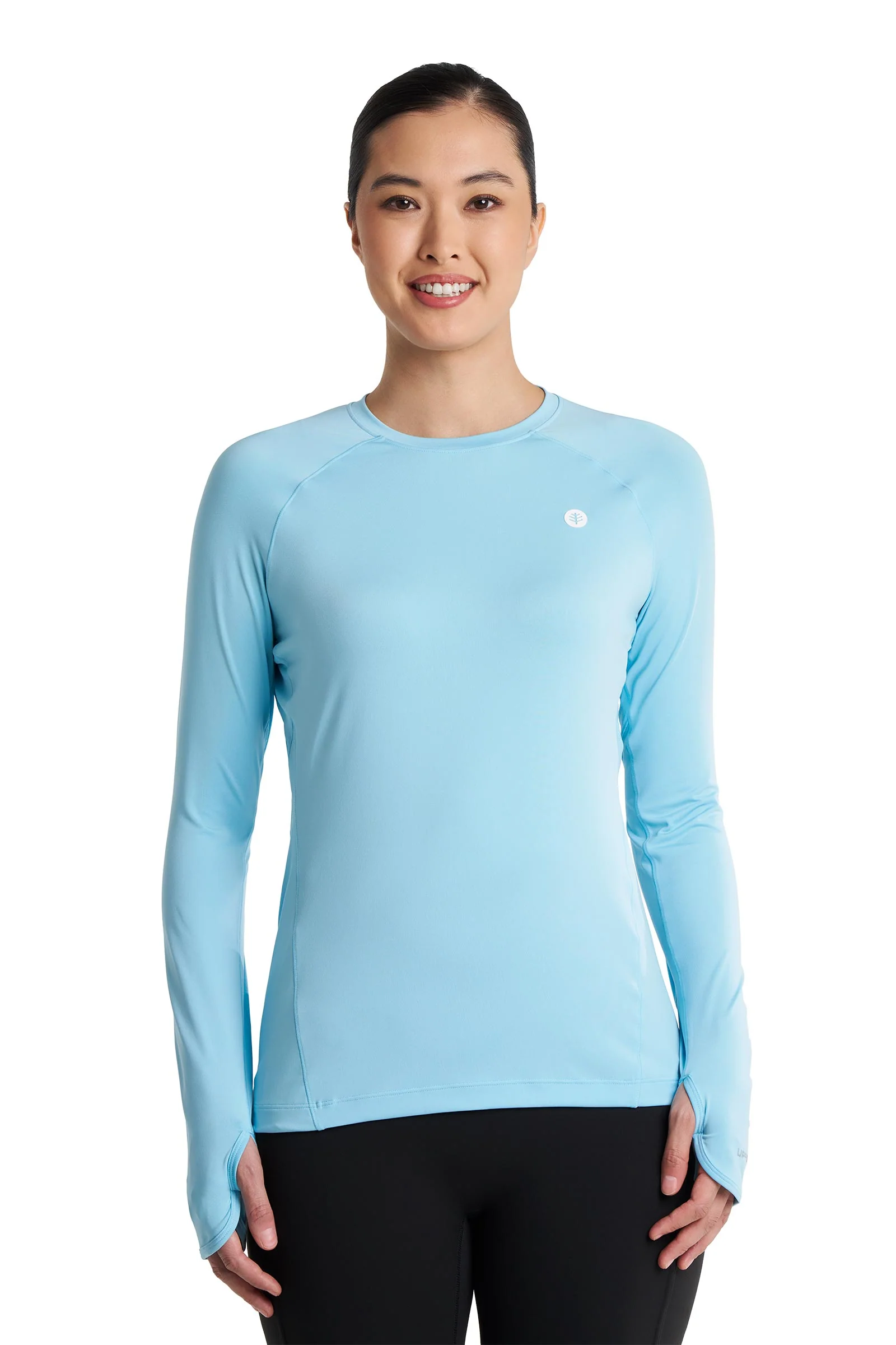 Women's Devi Long Sleeve Fitness T-Shirt | Arctic Blue - Image 4